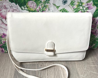 White Vintage Cabrelli Shoulder Bag Clutch