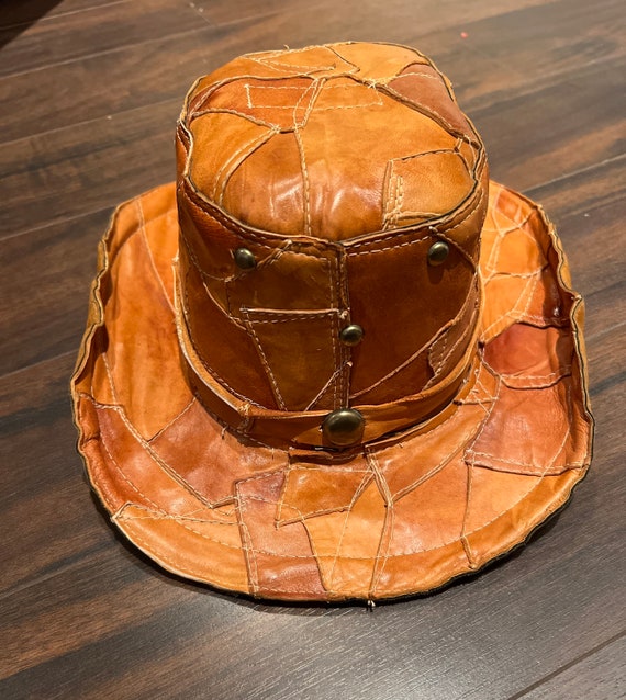 Mexican leather hat Clearance