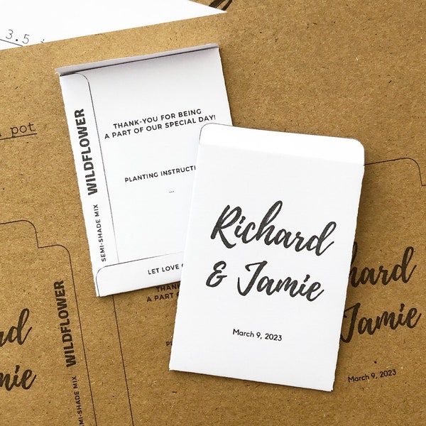 Seed Wedding Favors - Etsy