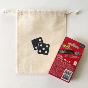 Benutzerdefinierte Print Brettspiele Aufbewahrung Beutel Tasche Natürliche Baumwollkordel - Druck in Kanada