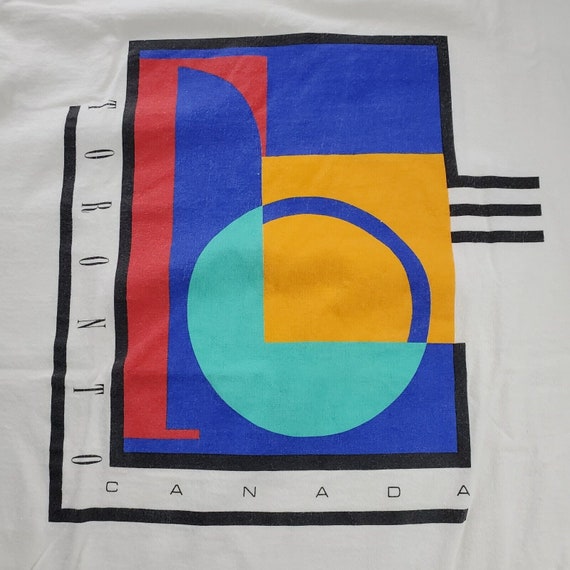 Vintage 90s Oh Yes! Toronto Canada Single Stitch … - image 4