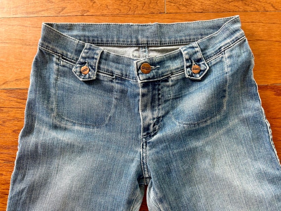 Vintage Y2K cropped Wrangler Jeans with tab detai… - image 1