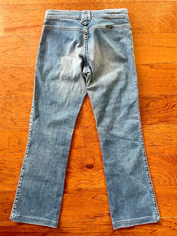 Vintage Y2K cropped Wrangler Jeans with tab detai… - image 3
