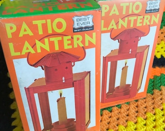 Vintage 1970s Best Ever Patio Lanterns NIB new