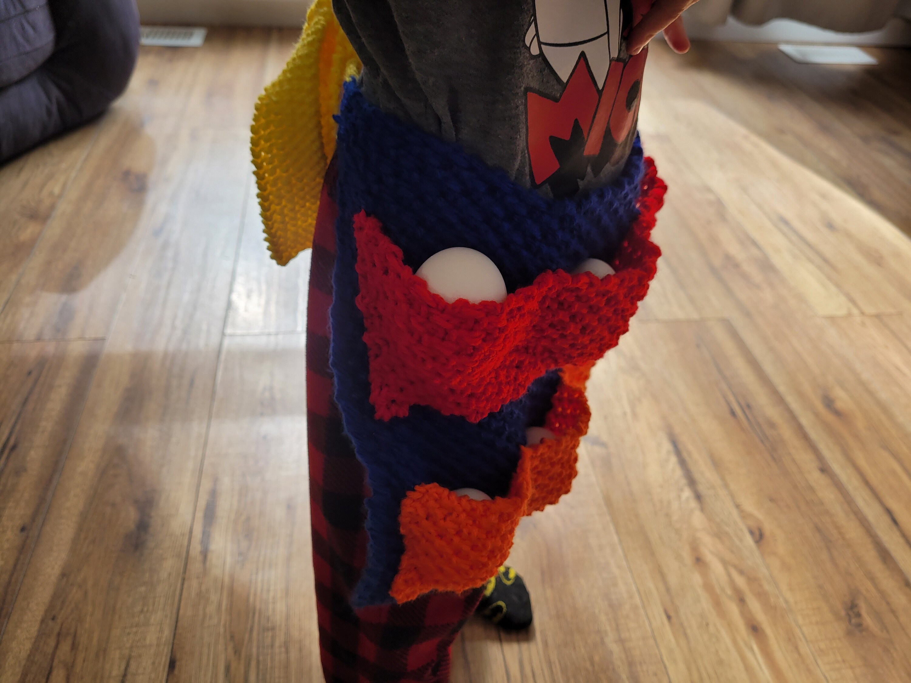 Child Sized Egg Collecting Apron Loom Knit Pattern Etsy