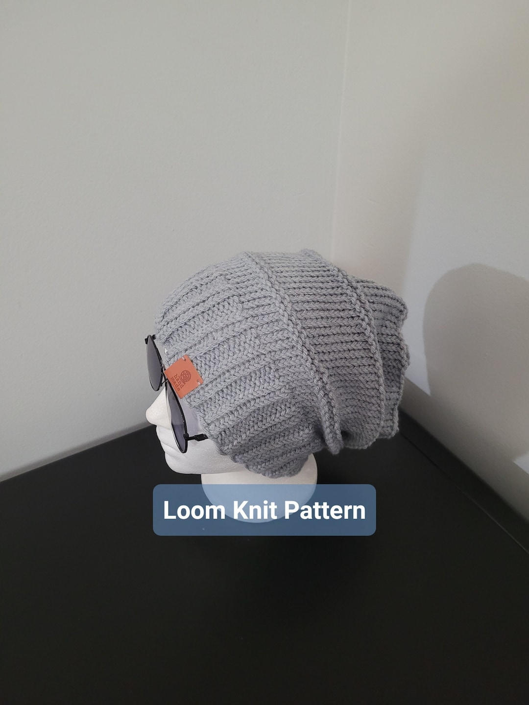 Slouchy Beanie - Loom Knit Pattern DIGITAL DOWNLOAD - Any Size Baby ...