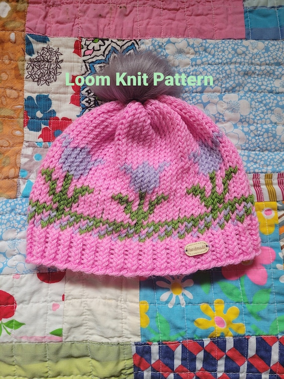 Tulip Hat Loom Knit Pattern