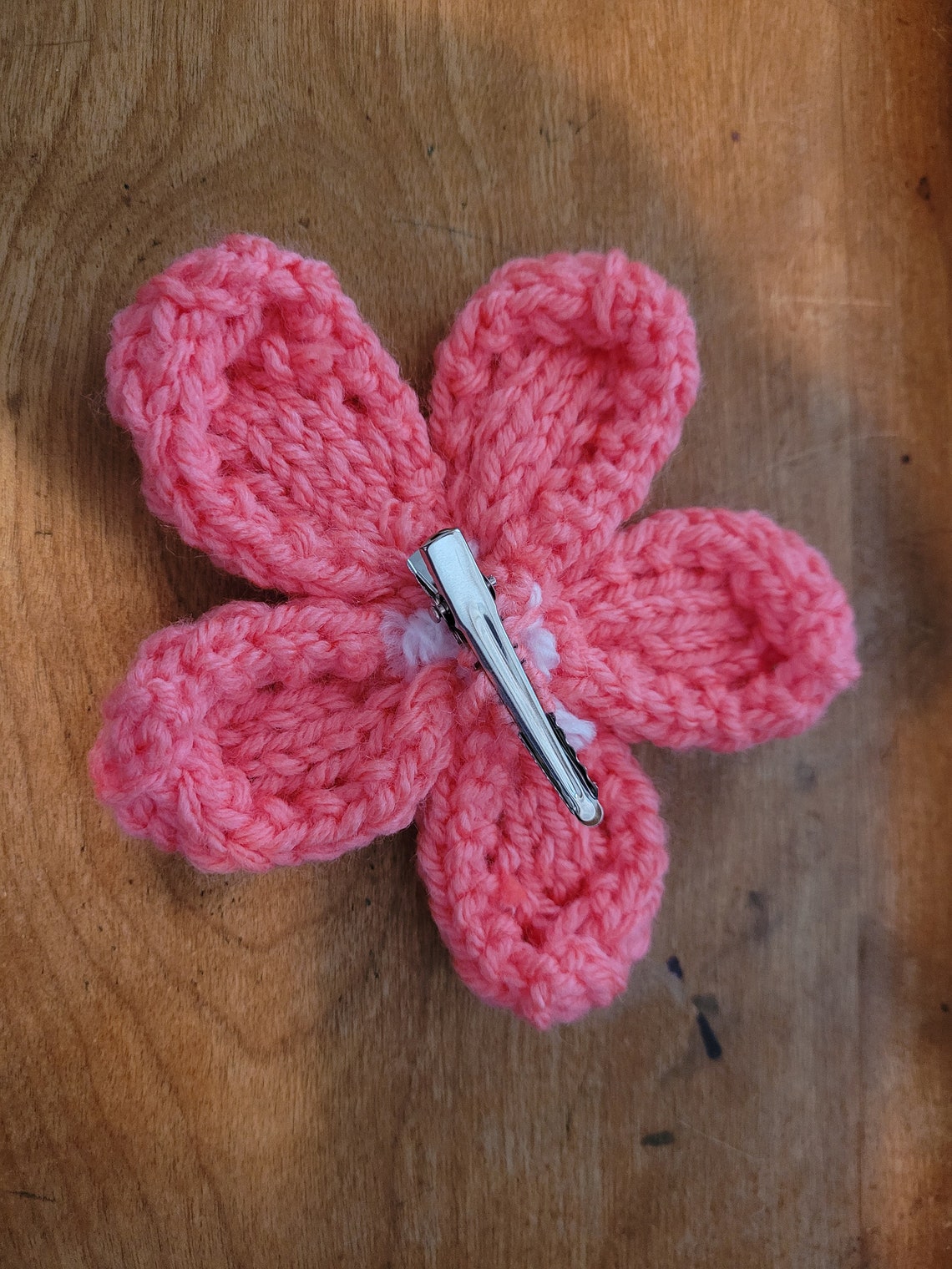 Loom Knit Flower Pattern Etsy