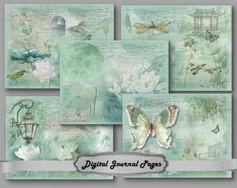 ジャンクジャーナル、デジタルダウンロード、印刷可能、シャビー