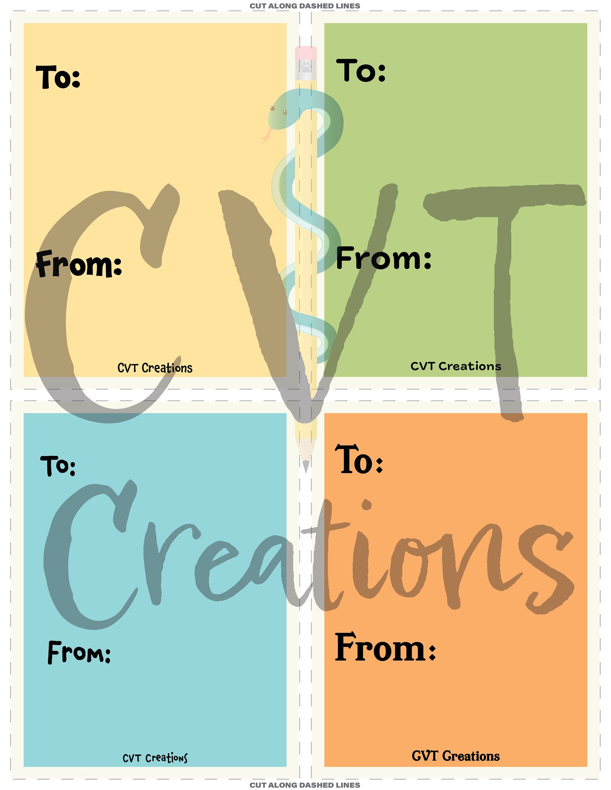 Vet Tech Week Cards 8 DIGITAL 4x5.25 Postcards Etsy