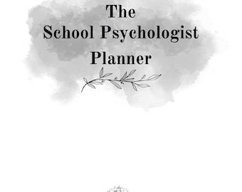 Schoolpsycholoogplanner