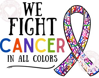 16 PNG Fight Cancer in All Colors, Cancer Awareness, Cancer Warrior