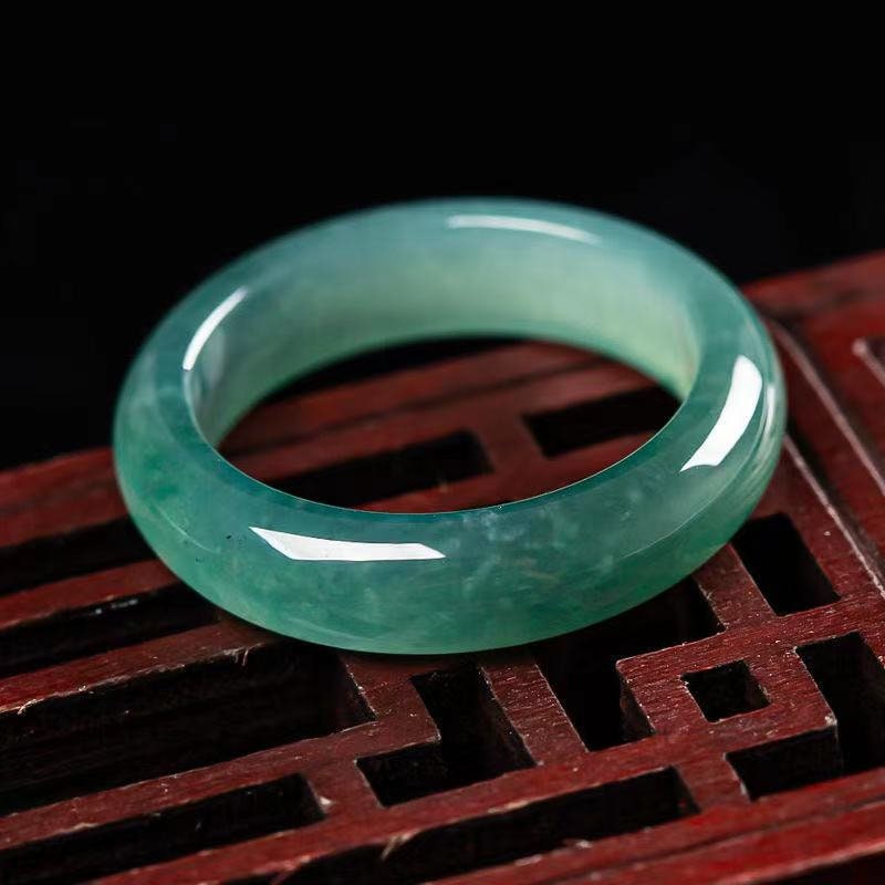 Gem Color : Dark Green, Ring Size : 20 YZDKJ Natural Green Jade Stone Anello Cinese Charm Intagliato a Mano Jadete Jewelry Accessori Moda Amuleto per Gli Uomini Donne Lucky Regali 