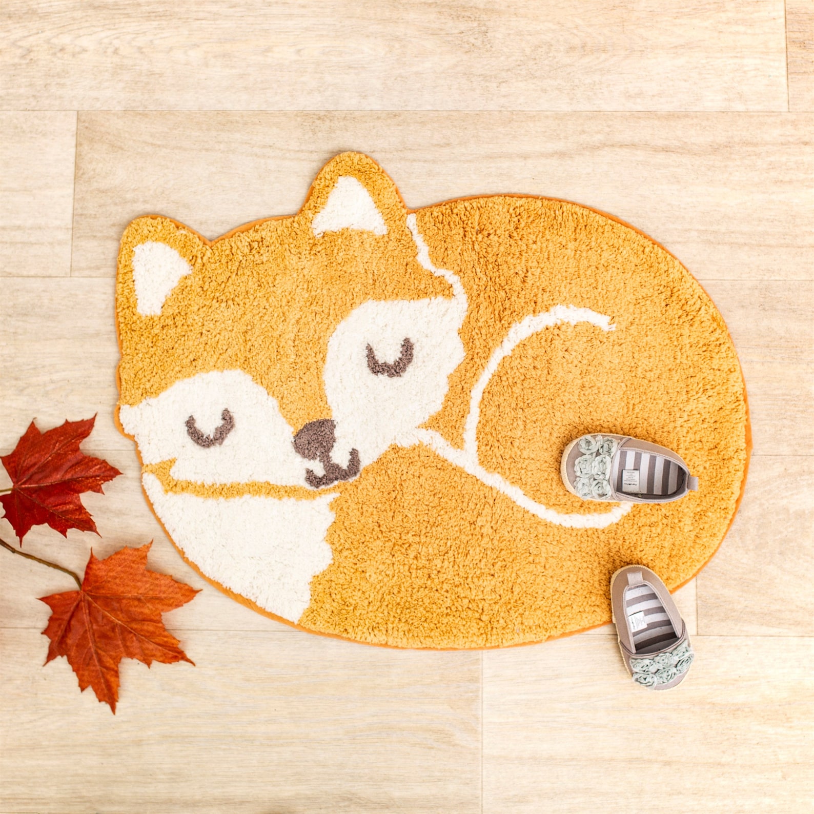Nursery Fox Rug Woodland rug Play Mat Rug Kids bedroom rug Etsy