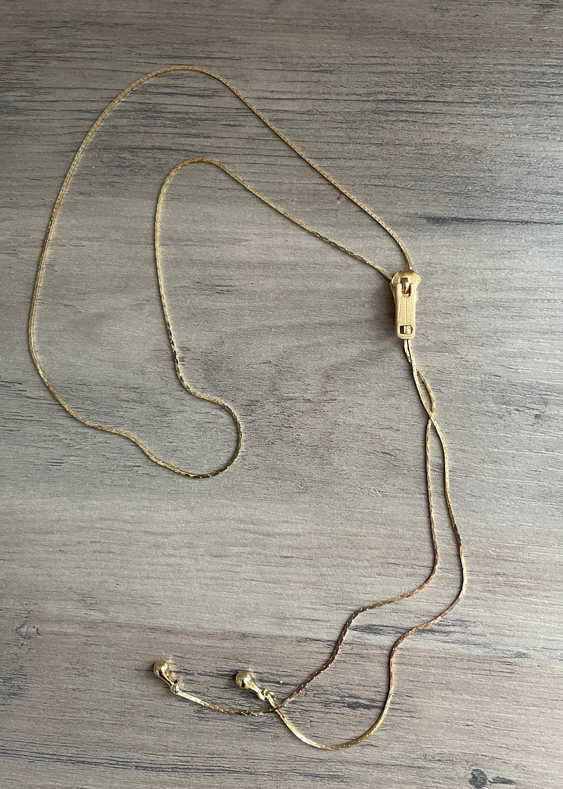 新品　2WAY STONE LIKE SLIDE CHAIN NECKLACE Ameri（アメリ）の「2WAY STONE LIKE SLIDE CHAIN NECKLACE
