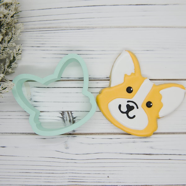 Corgi Cookie Cutter - Puppy Dog Cookie Cutter / Fondant / Clay