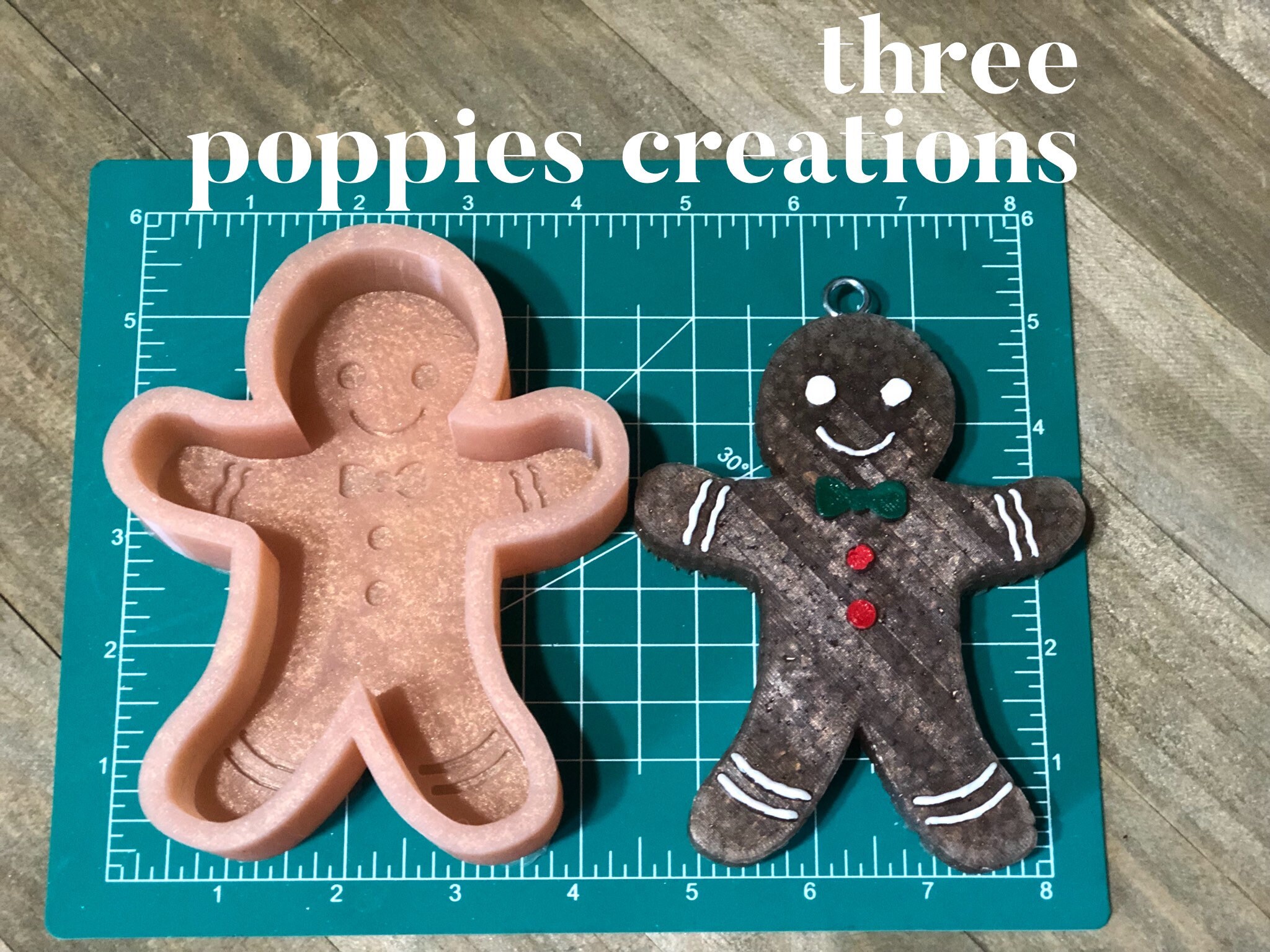 Gingerbread Silicone Freshie Mold for aroma beads and freshies