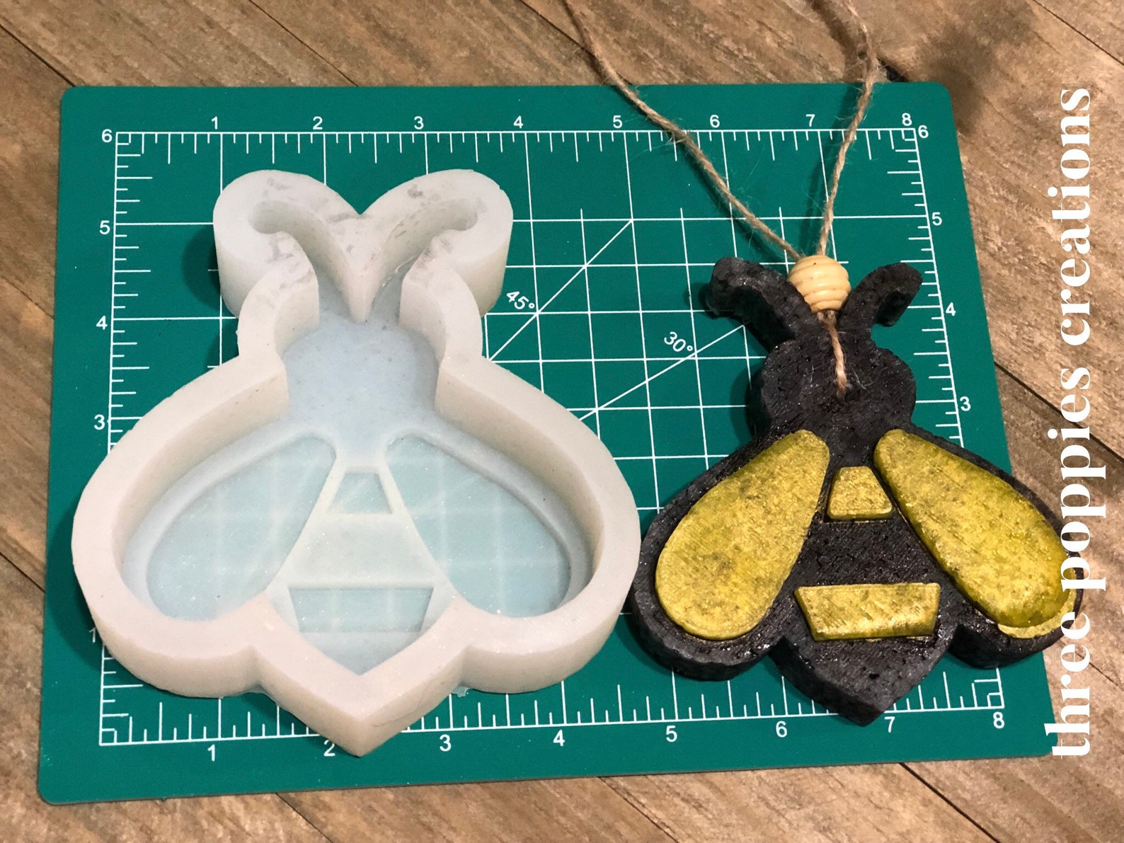 Bee Freshie Silicone Mold for Freshies Aroma Beads Bumble Bee Etsy