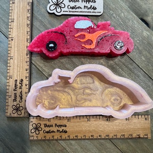 Hot Rod Car Silicone Freshie Mold for aroma beads and freshies