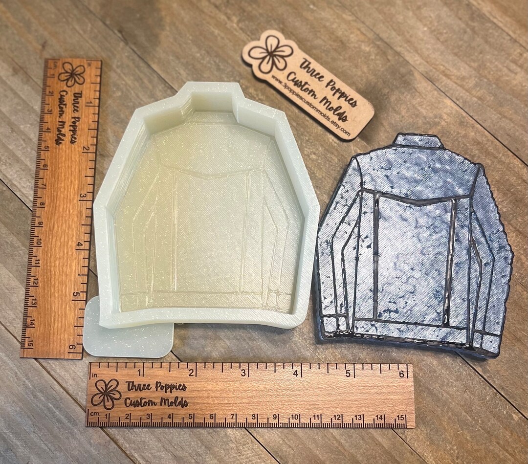 Jean Jacket Silicone Freshie Mold for Aroma Beads and Freshies Etsy