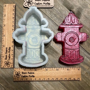 Fire Hydrant Freshie Silicone Mold for freshies and aroma beads Fire fighter