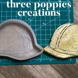 Hard hat Silicone Freshie Mold for aroma beads and freshies construction hat
