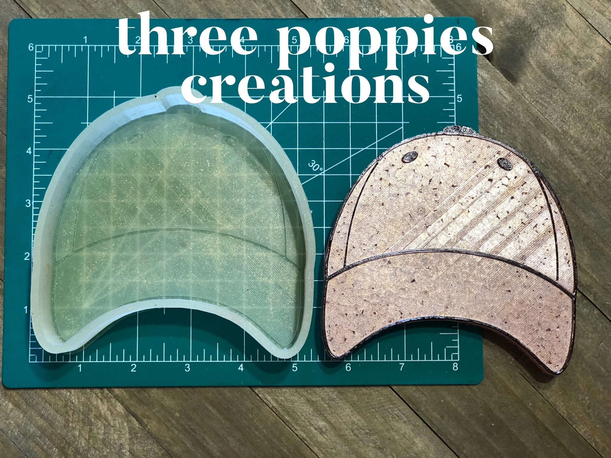 1 Piece Baseball Cap Straw Topper Mold Silicone Straw Topper Mold Baseball  Hat for Straw Decoration 10mm Hole Size 10339550 