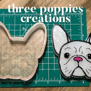 French Bulldog Frenchie Silicone Freshie Mold for aroma beads and freshies