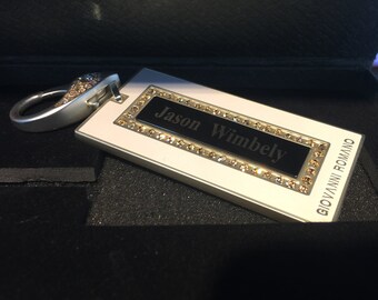 Customized luxury Nametag/handmade/order to engrave/made in Korea/GiovanniRomano/designed by Shoeperman/B4type