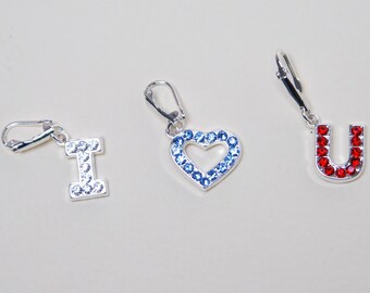 Alphabet Initial [6 pieces] in 5 colors, ShoeCharm, Shoe decoration, designed and produced by Shoeperman, Xante, Shoeture