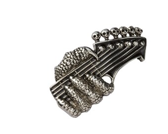 RockGuitar and devilsclutches set of shoe-tuning metal decoration [accessory] of Xante designed by Shoeperman