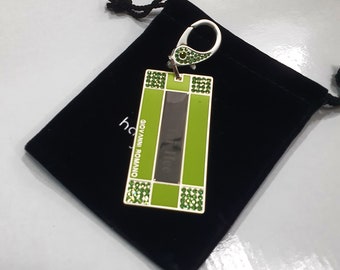 customized luxury nametag / bag tag / order to engrave / made in Korea / A4type / green  /designed by Shoeperman / GiovanniRomano
