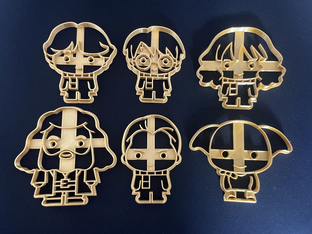 3D Printed Harry Potter Cookie Cutters Etsy