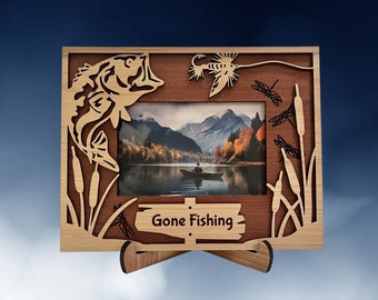 thumbnail image 2 of Custom Photo Fishing Makes The Best Memories - Personalized Canvas Print - Gift For Fisher, Fisherman, Fishing Lovers 2 of 14