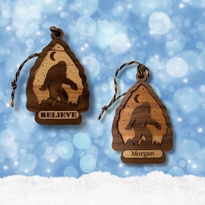 Décoration personnalisable bigfoot, yéti et sasquatch
