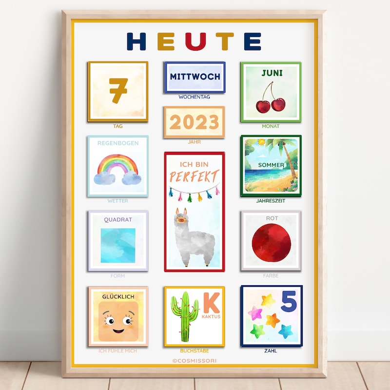 Learning Calendar - Etsy