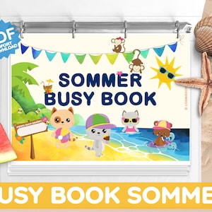 LIVRE OCCUPÉ D’ÉTÉ Activité de livre calme pour les tout-petits de la maternelle Enfant Montessori Activités d’éducation précoce Allemand Pdf Télécharger