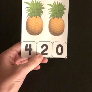 40 Klammerkarten Zählkarten bis 20 Obst & Gemüse Zählen lernen Sofort verfügbar PDF Download deutsch vorschule kleines Geschenk Montessori
