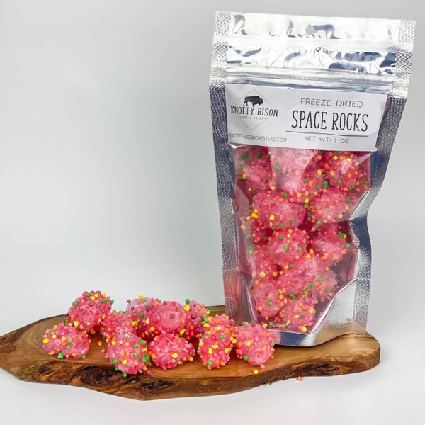 Freeze Dried Space Ball Candy - Gummy Freeze Dried Candy Clusters- Unique Stocking Stuffers - Best Freeze Dried Candy - Best Seller