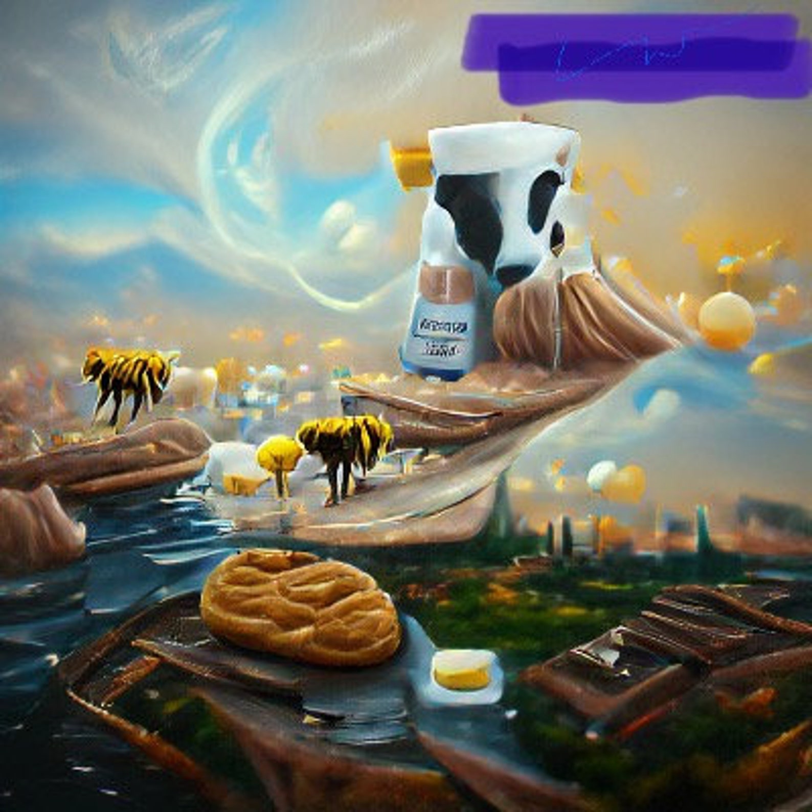 The Land of Milk and Honey Etsy