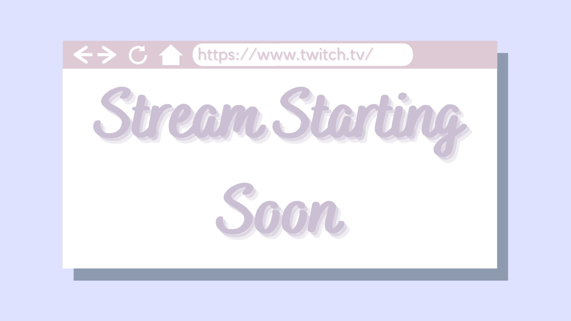stream starting soon overlay transparent background