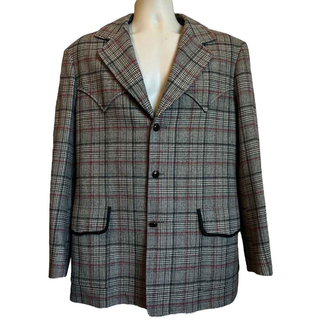 Vintage Pendleton houndstooth jacket