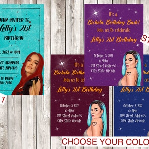KAROL G Birthday Party Invitation DIGITAL [4x6 or 5x7]
