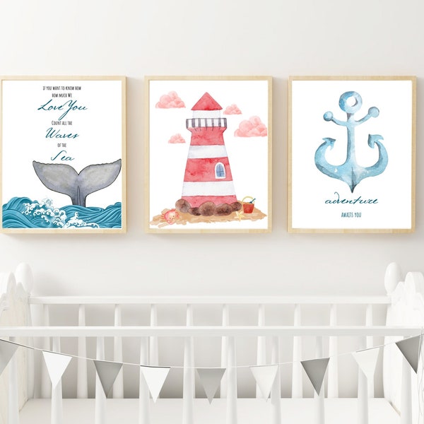Ocean Theme Nursery Etsy