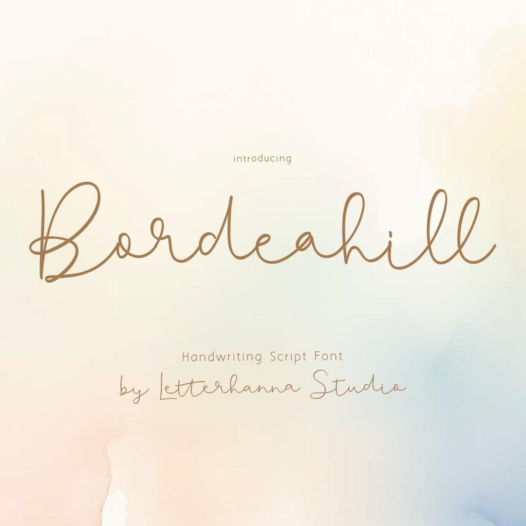 Clean Connected Script Font Connective Script Font for Seamless Design Commercial OTF TTF Elegant ...