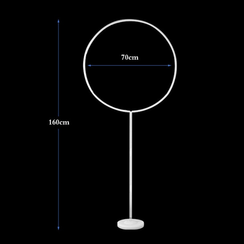 Round Column Balloon Garland Stand Arch Balloon Wreath Ring Etsy UK