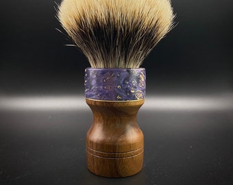 Handmade Shaving Brush, premium 2-band badger hair