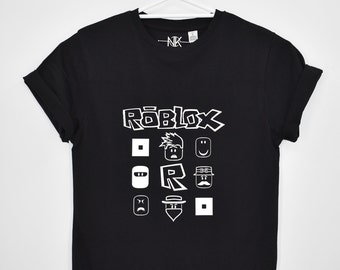 Roblox - Camisetas para niños / Niños jóvenes / Negro