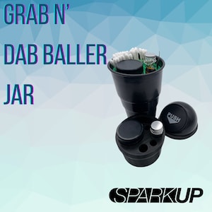 Grab n' Dab Baller Jar (Cupholder Trash Can Station)