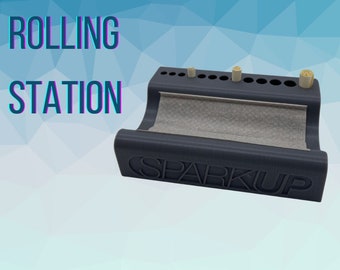 Rolling Station with Filter Holes and Paper Rest – SPARKUP Tool